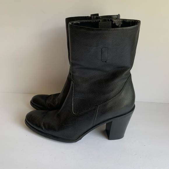 Enzo Angiolini earowena black leather boots size 8.5 - Picture 7 of 14